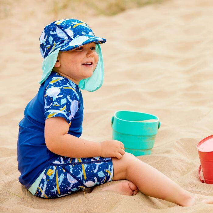 Splash About Baby Kids Legionnaire Sun Hat Up in the Air 4/4