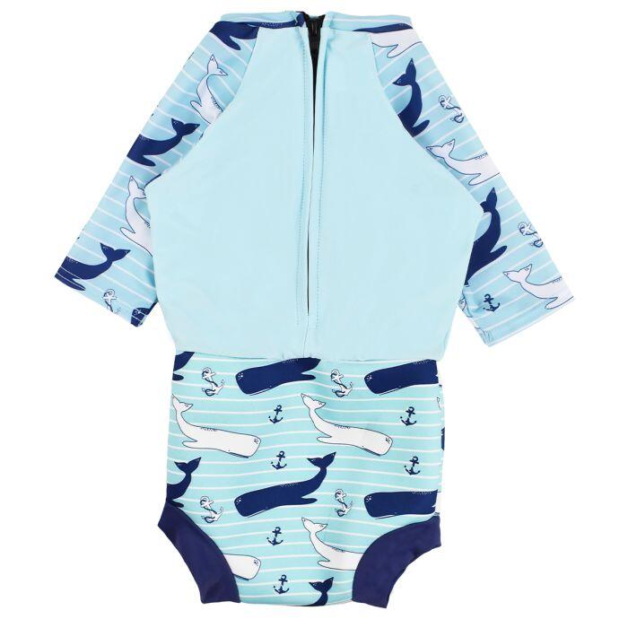 Splash About Happy Nappy Sunsuit, Vintage Moby 2/5