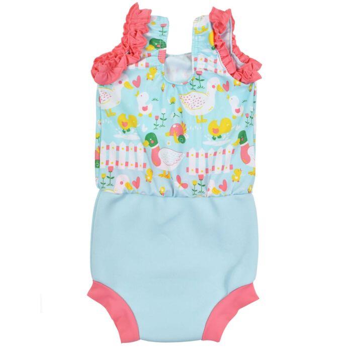 Splash About Baby & Toddler Happy Nappy Swimming Costume Little Ducks 2/7