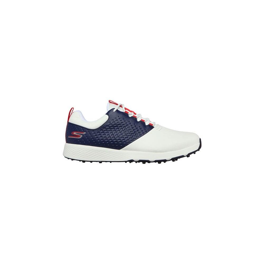 Skechers Mens GO GOLF ELITE 4 Golf Shoes - WHITE/NAVY/RED 4/7