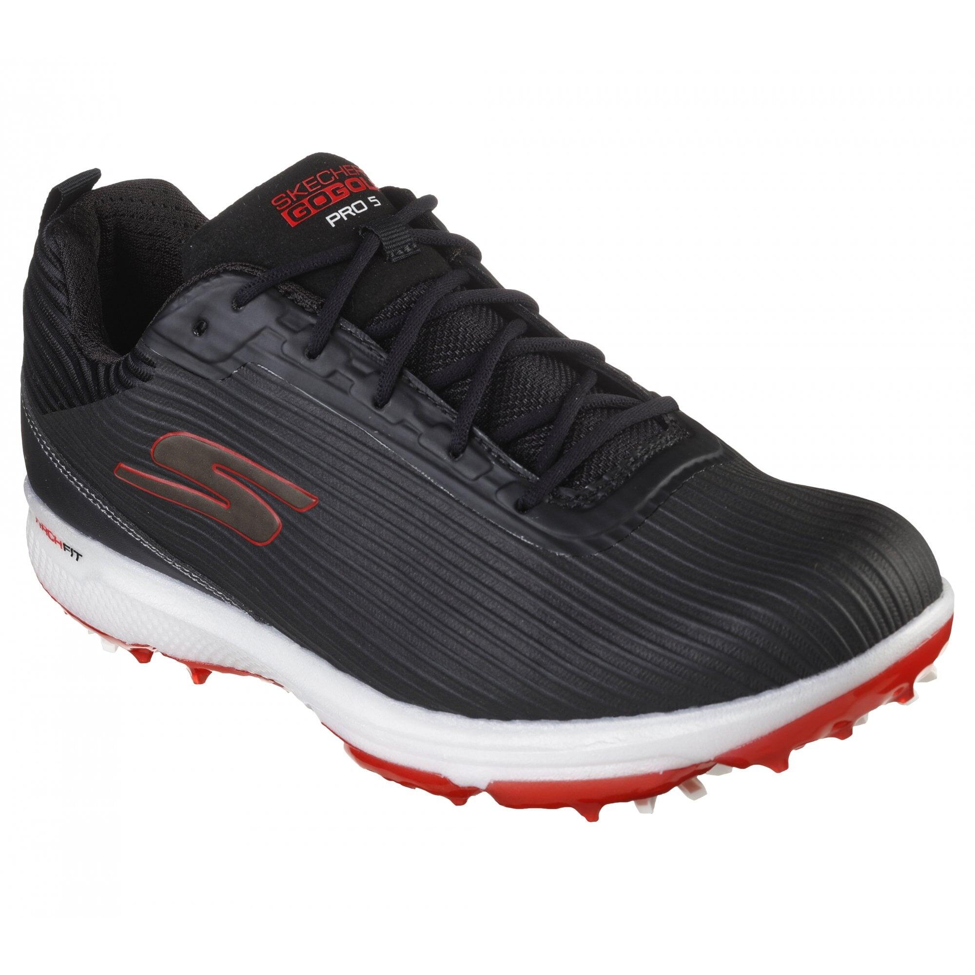 Chaussures de golf Skechers Go Golf Pro 5 pour hommes, noires 1/7