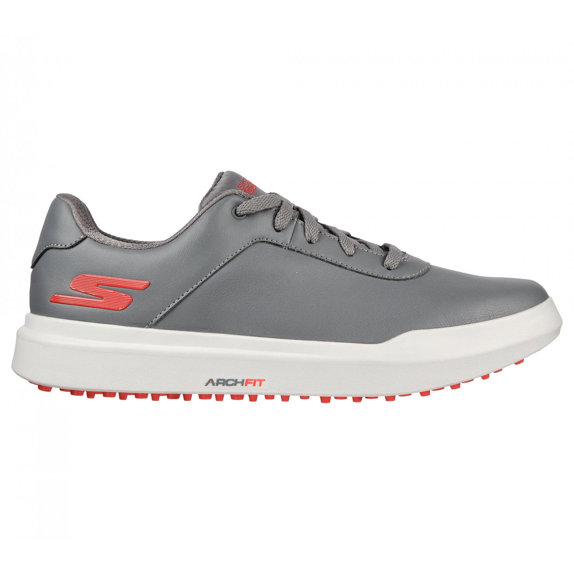 Skechers GO GOLF DRIVE 5 Golf Shoes - Grey/Red 5/7