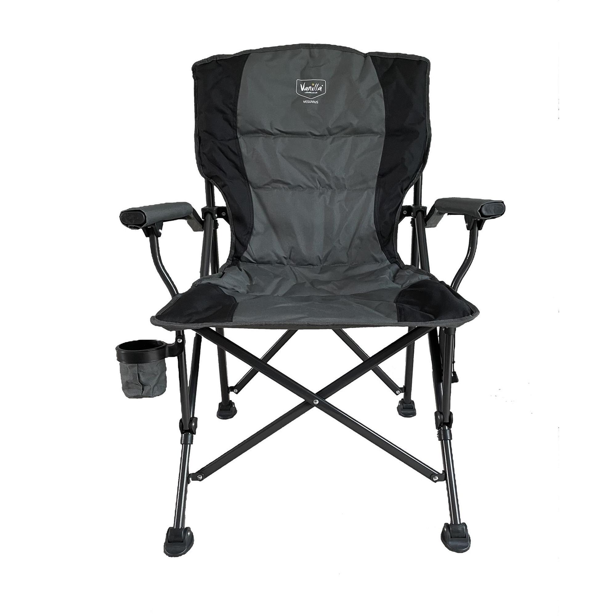VANILLA LEISURE Vanilla Leisure Vesuvius Folding Heated Camping Chair + FREE Power Bank