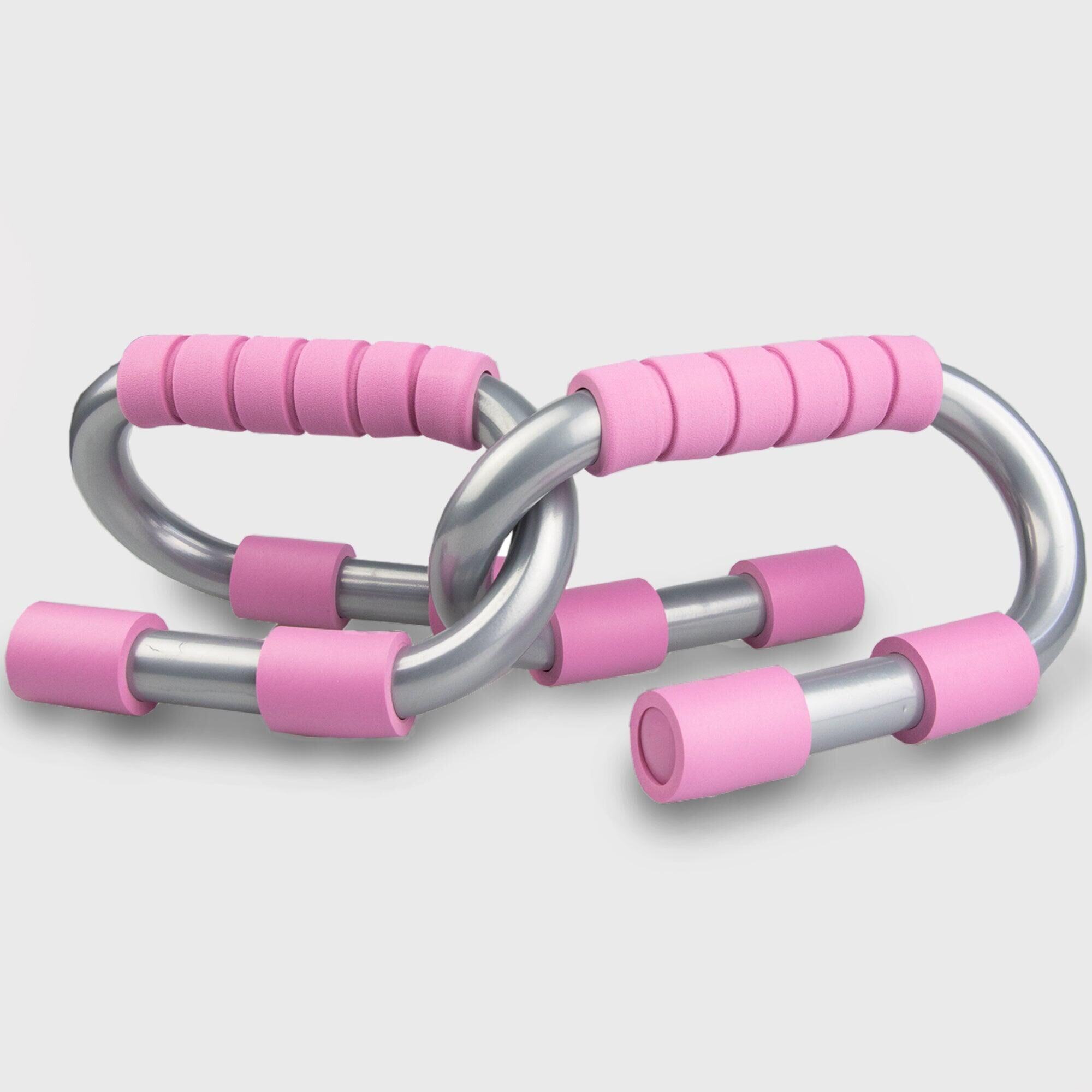 PHOENIX FITNESS PINK PUSH UP BARS