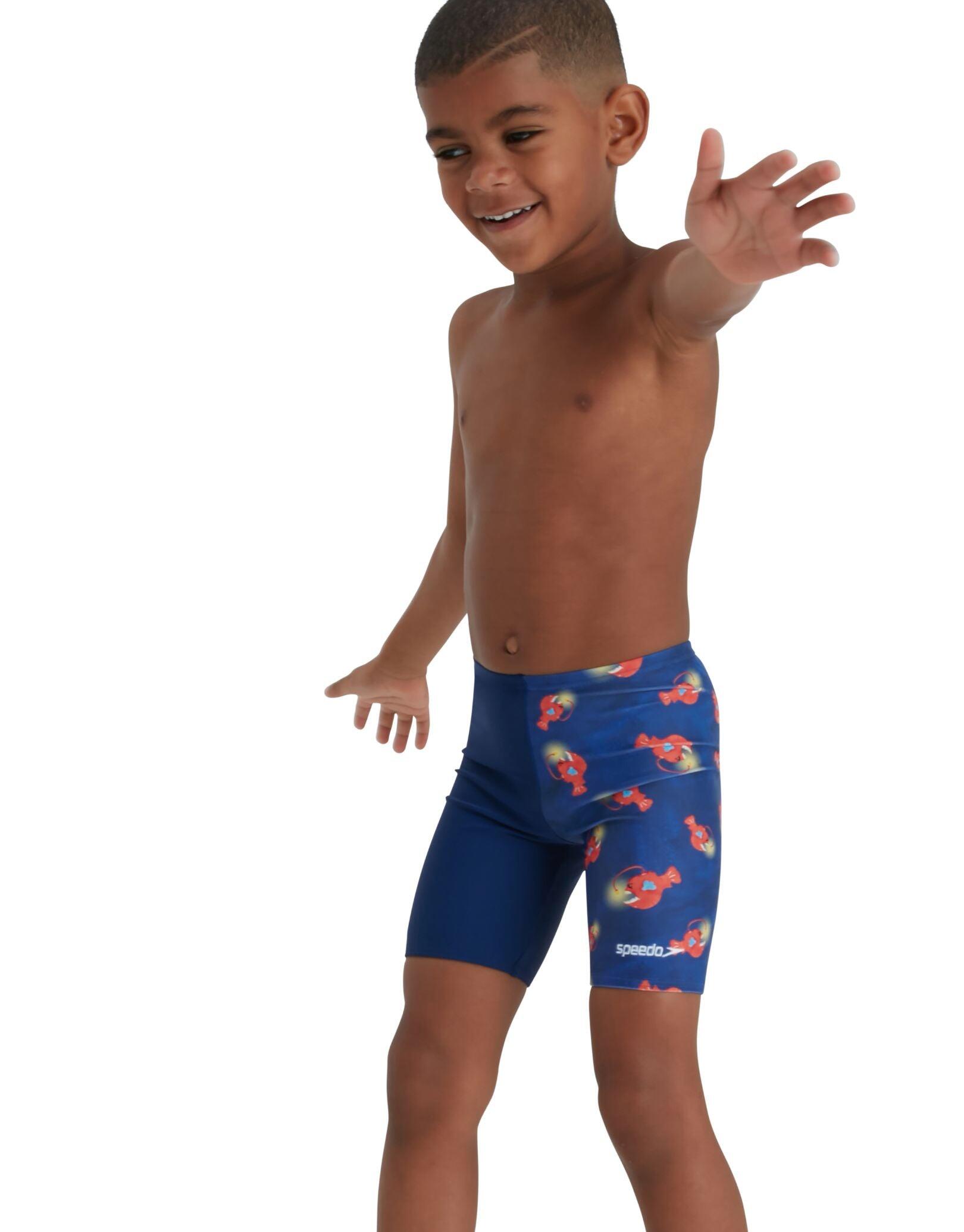 Speedo Tots Boys Digi Allover Jammer - Navy 3/5