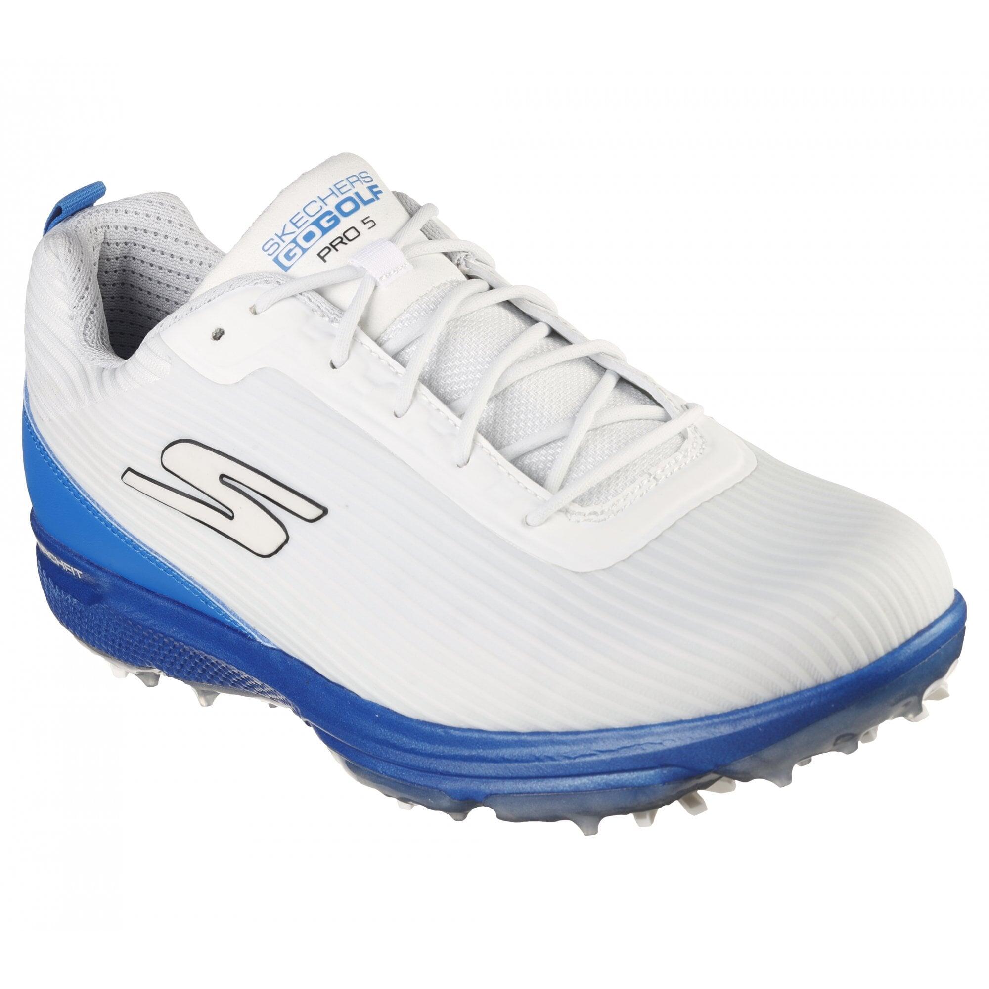 SKECHERS Skechers GO GOLF PRO 5 HYPER Golf Shoes - White/Blue