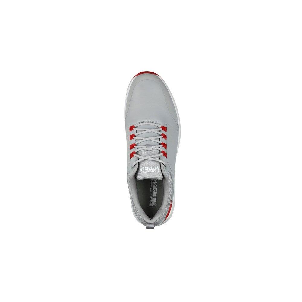 Skechers Mens ELITE 4 - VICTORY Golf Shoes - GREY/RED 2/7