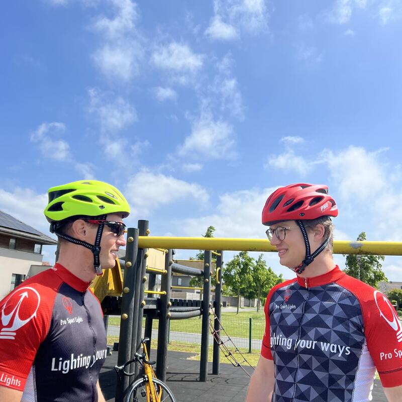 Fietshelm Volwassenen Heren Dames - Mat Rood