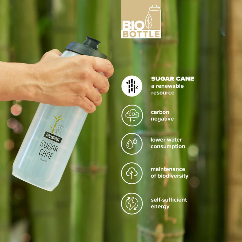 Polisport Bidon R750 Sugar Cane 750ml transparant