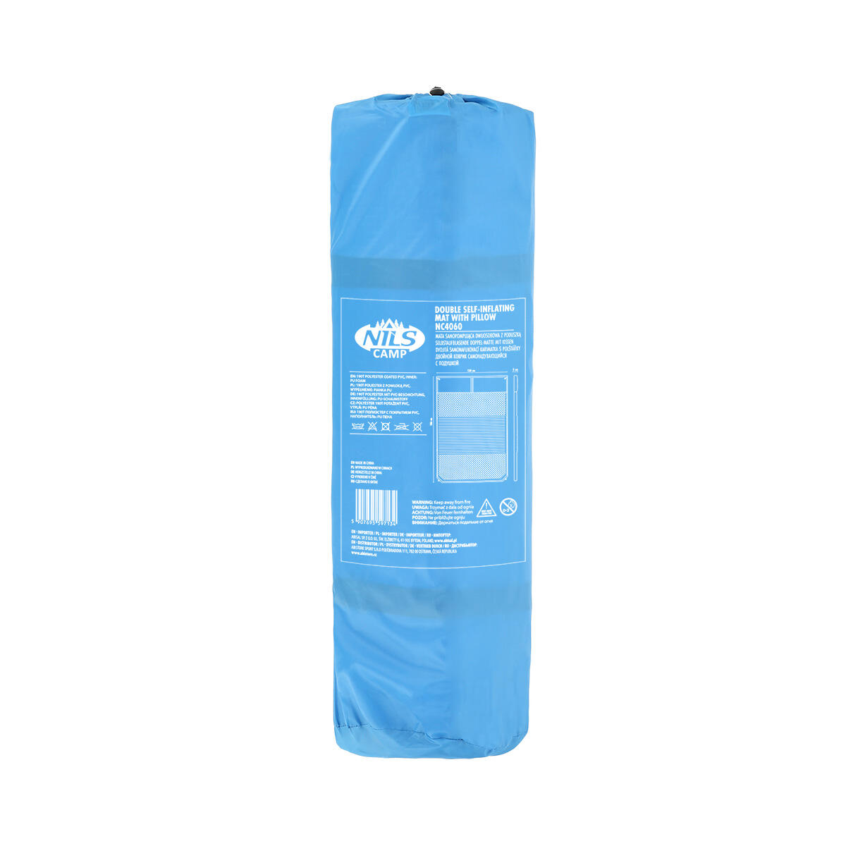 Matelas autogonflant 2 personnes NILS CAMP NC4060 avec oreiller intégré 7/7