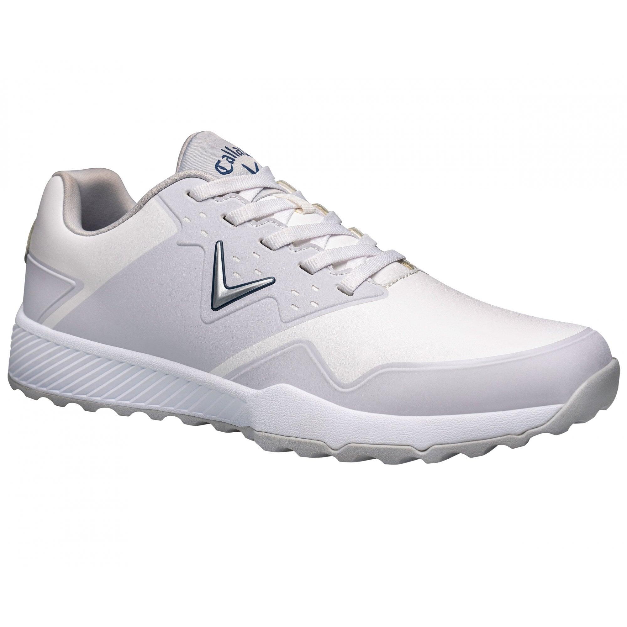 Callaway 2022 Mens CHEV ACE Golf Shoes WHITE/GREY 1/4