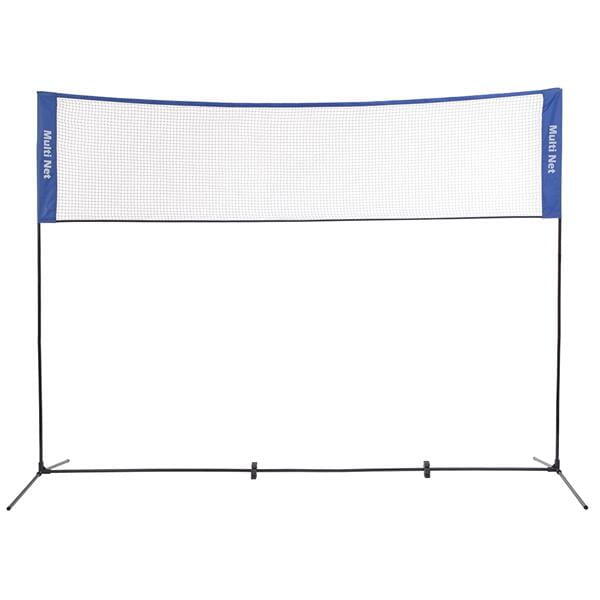 Nils - Filet Multifonctionnel Badminton+tennis+volleyball Nils Nt7111 3-en-1 - Filet De Volley-ball - Blanc|bleu - Taille Unique - Decathlon