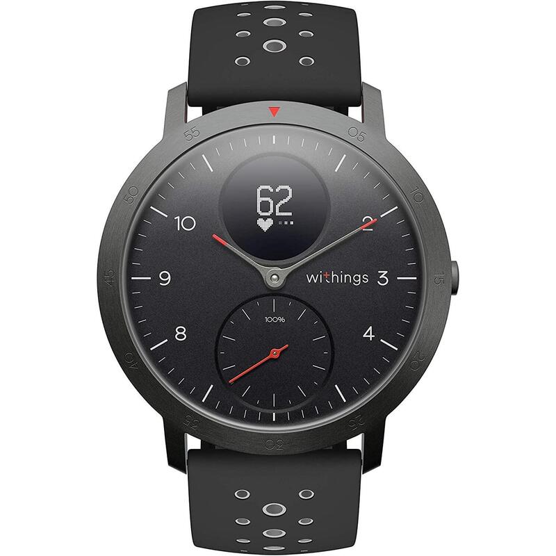 Montre connectée santé Withings Steel HR sport Noir