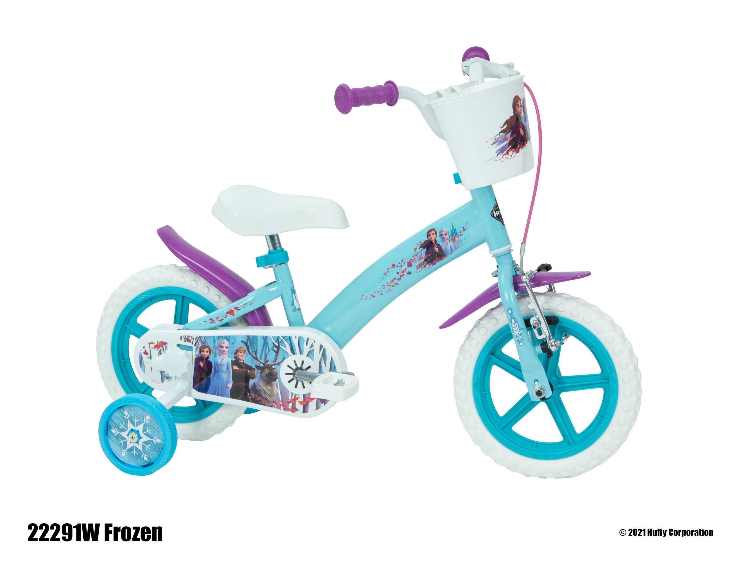 Huffy Disney Frozen 12" Kids Bike - Blue/White 3/5