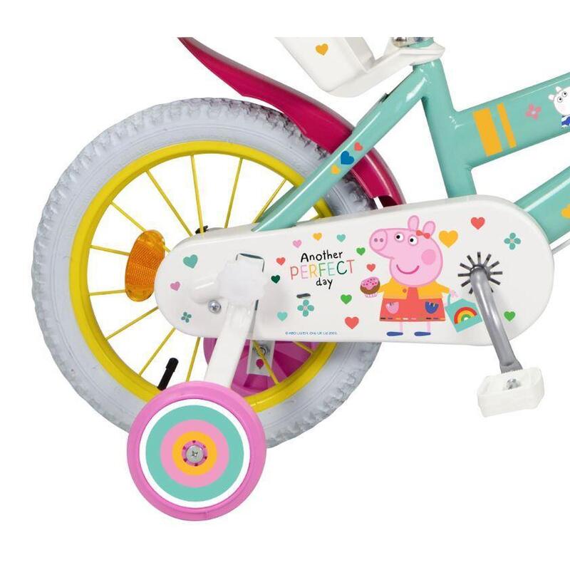 Bicicleta Infantil 14" PEPPA PIG VERDE