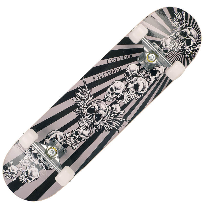 Skateboard ABEC-7, Aluminiu, 79 x 20 cm, multicolor, Flying Skull