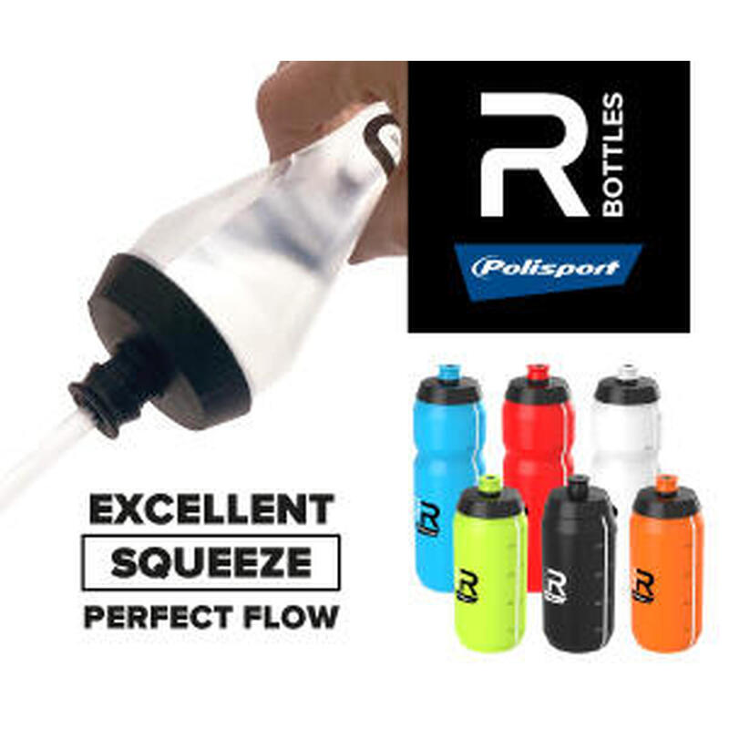 Polisport bidon R750 750 ml polyethyleen zwart