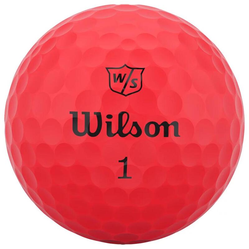 Wilson Golfbälle Duo Soft Rot