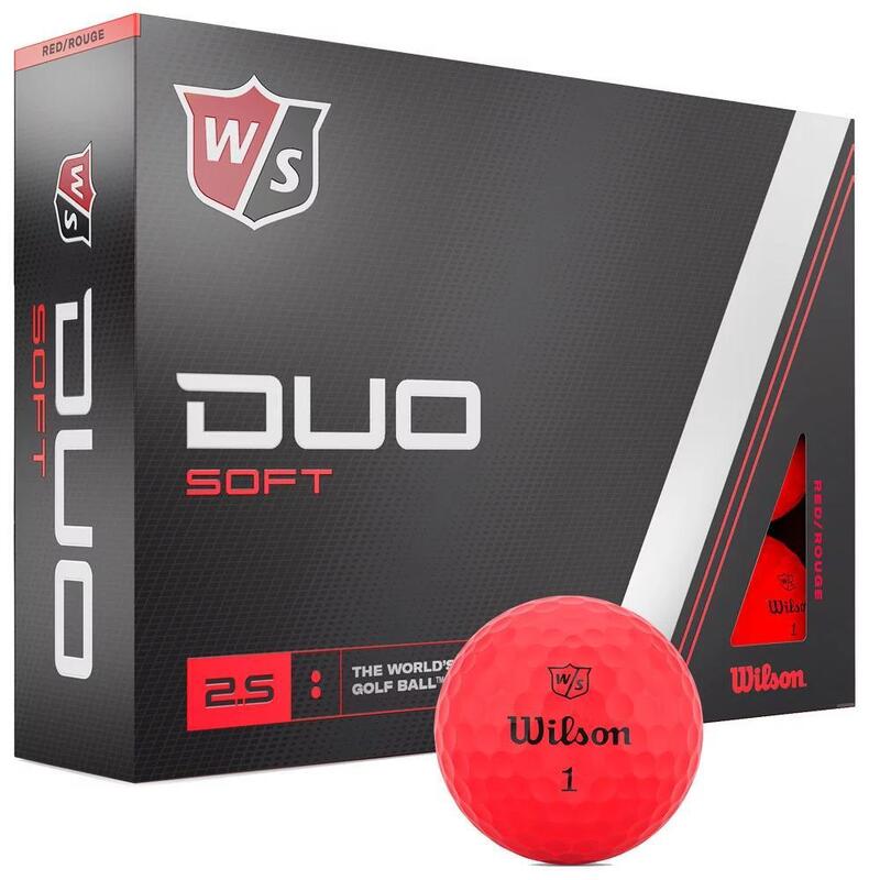 Balles de Golf Wilson Duo Soft Rouge