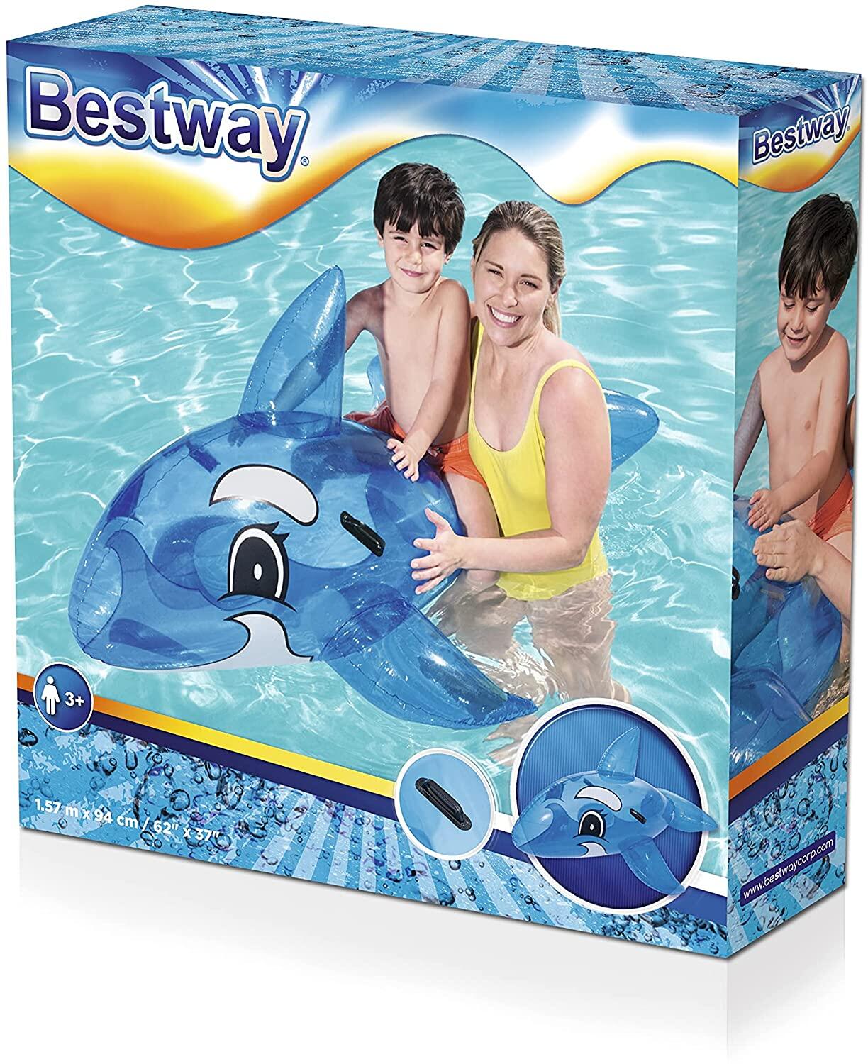 Bestway Figura Hinchable Azul con Asas 157x94 cm +3 Años Playa y Piscina 41037 2/5