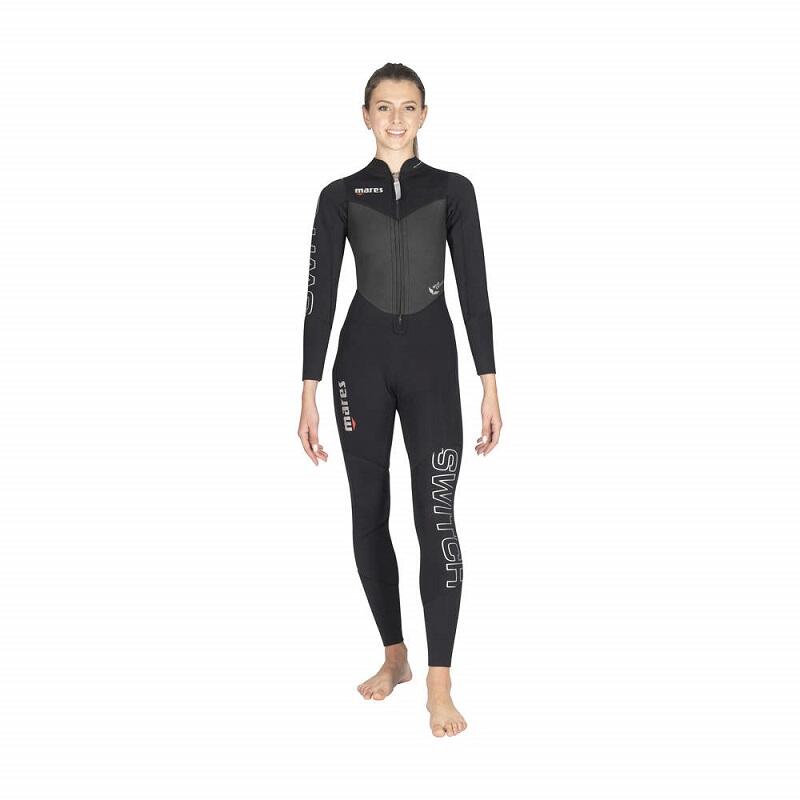 Duikpak Switch Dames Omkeerbaar Neopreen 2.5mm Voorrits 3/5