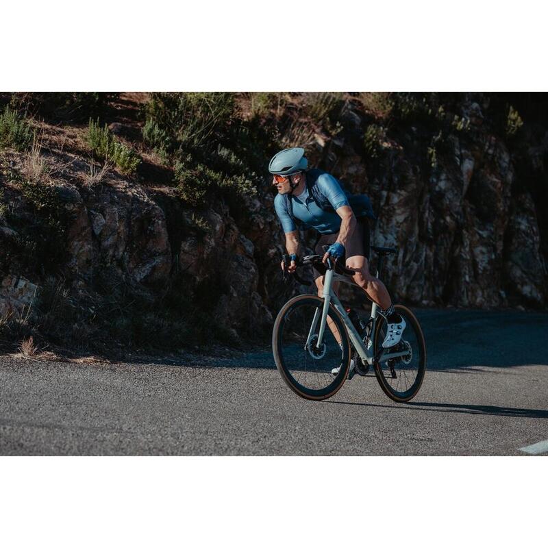 Cămașă cu mânecă scurtă ciclism de șosea bărbați Stelvio, Albastru