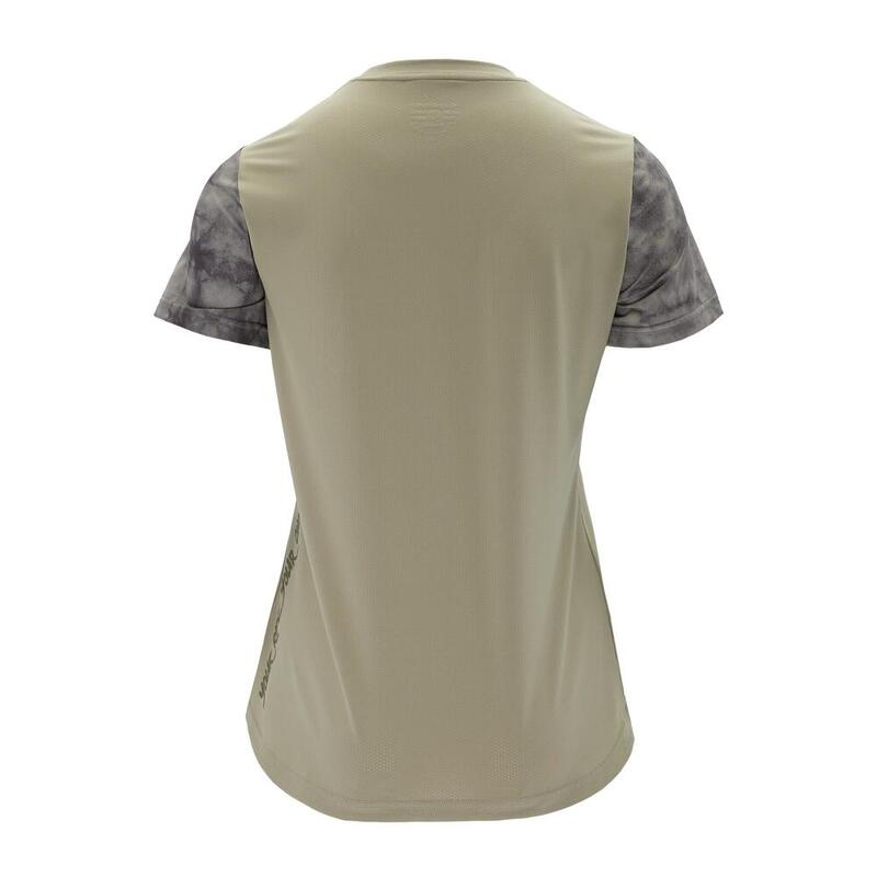 Tricou trekking femei mâneci scurte Denna bej