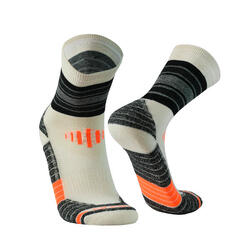 Chaussettes sportive en alpaga mérinos, thermiques de trekking rembourrées.