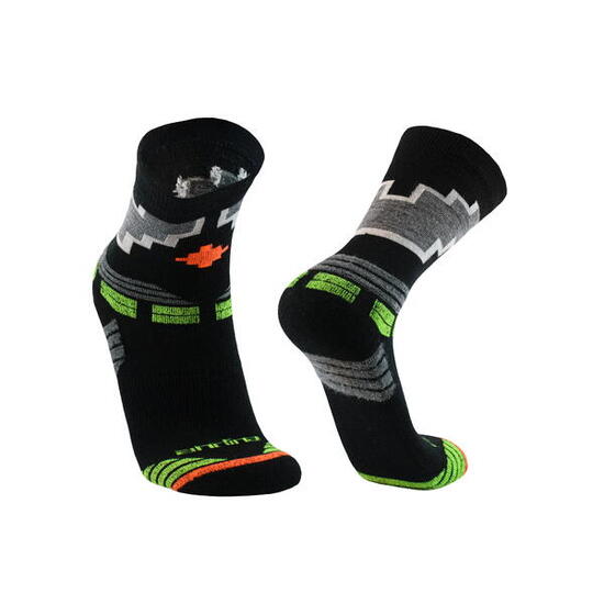 Alpaka Merino Wandersocken: COSMOS Gepolsterte Trekking Thermosocken Unisex.