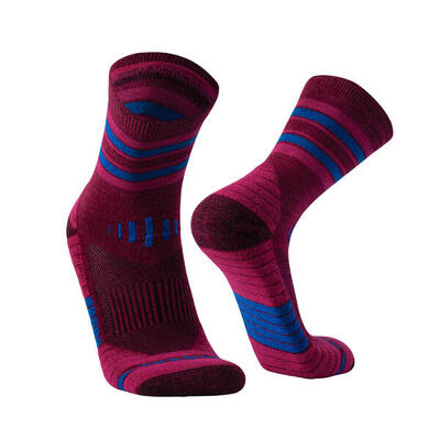 Alpaka Merino Wandersocken: SIERRA Gepolsterte Trekking Thermosocken Unisex