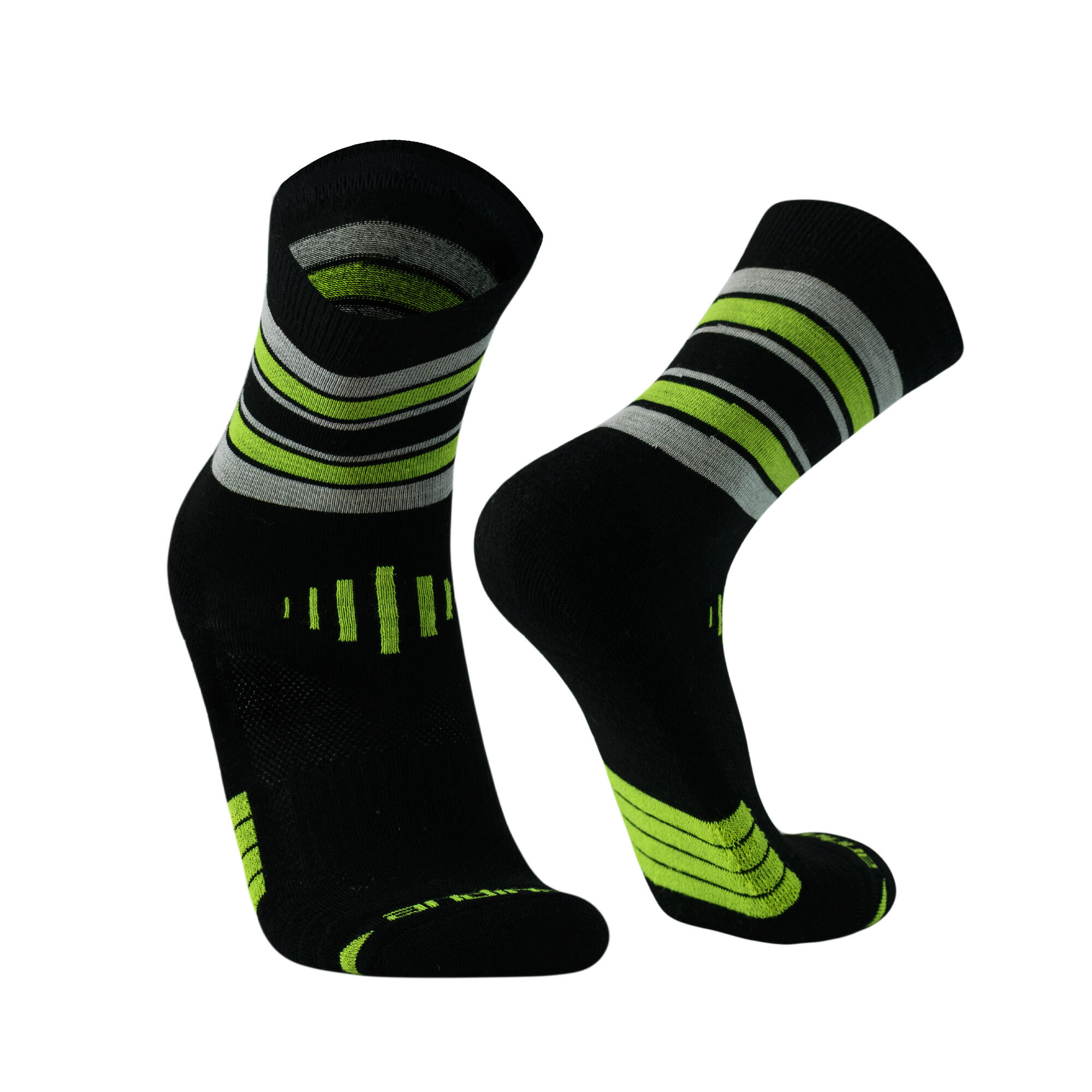 Andina Outdoors - Chaussettes Sportive En Alpaga Mérinos, Thermiques De Trekking Rembourrées. - Chaussettes - Noir - Decathlon