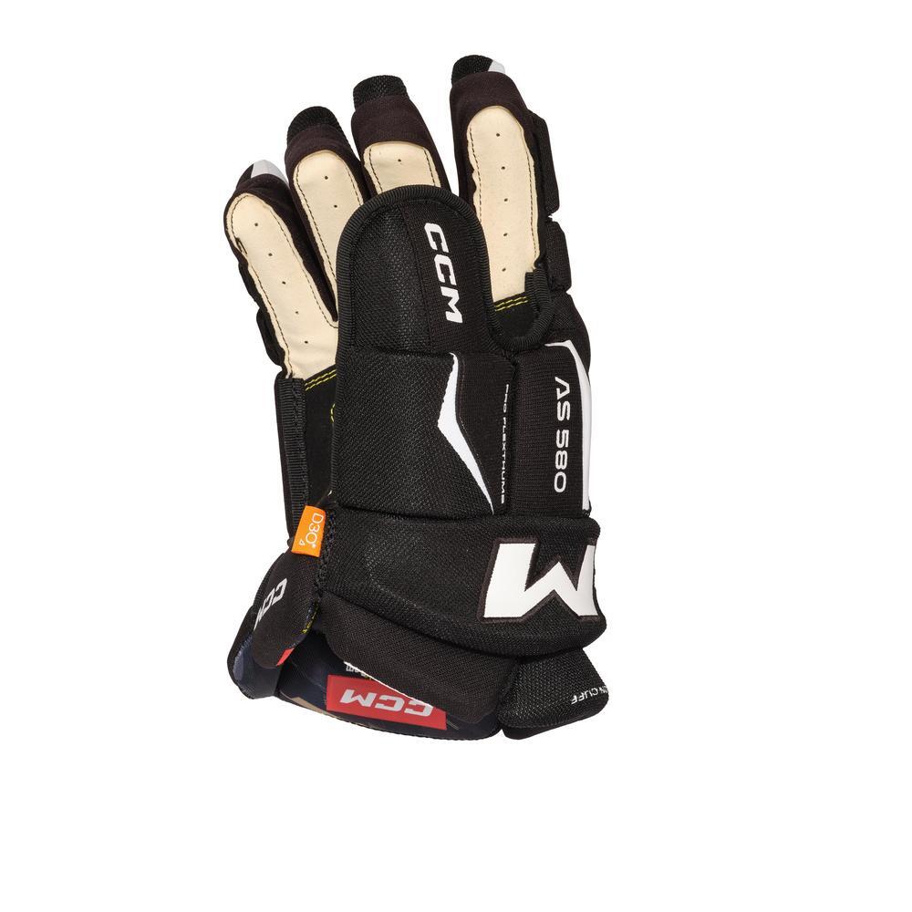 Guanti Hockey Nero/Bianco Juniores CCM AS580 3/4