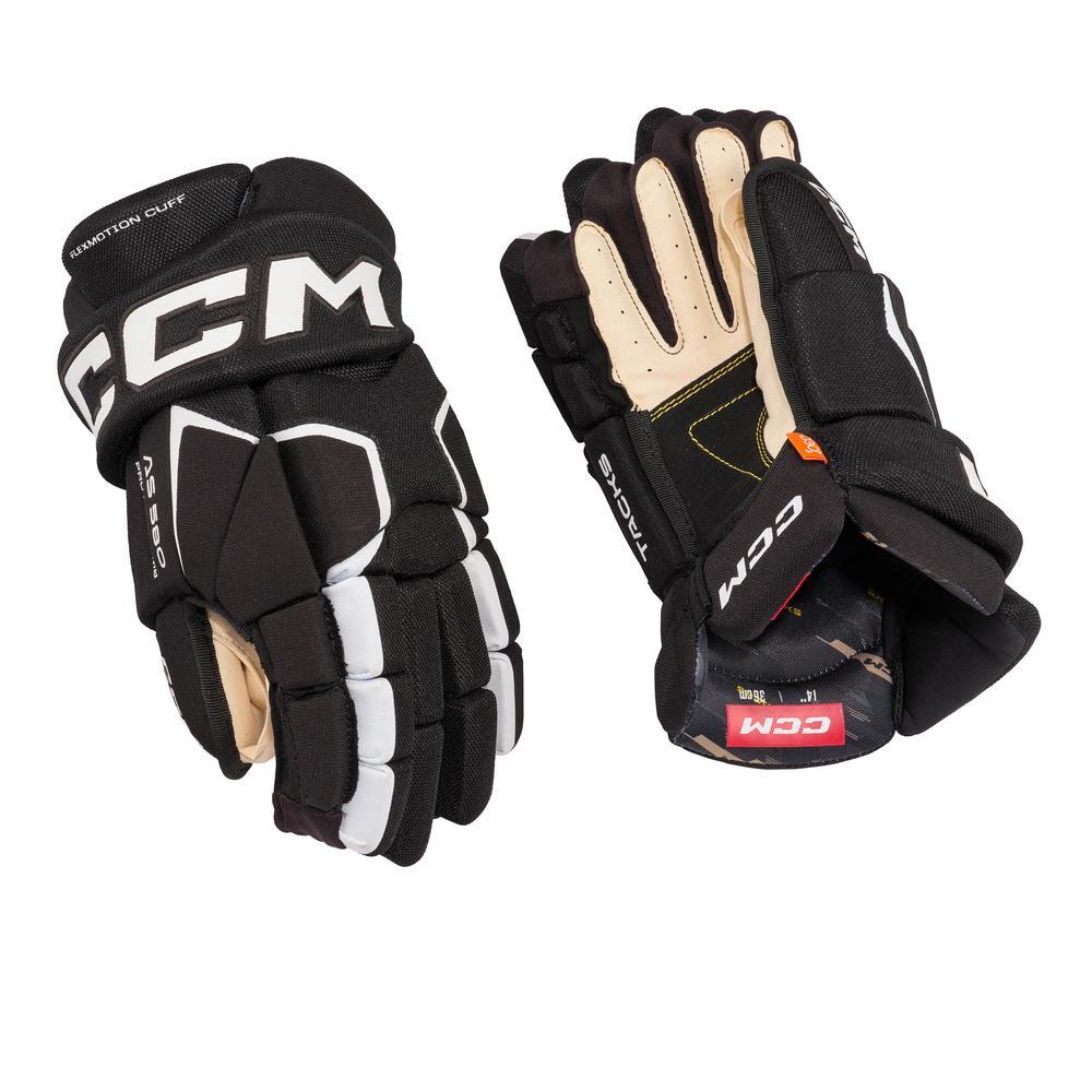 Guanti Hockey Nero/Bianco Juniores CCM AS580 2/4