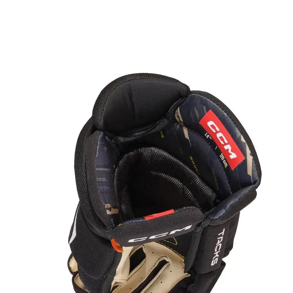 Eishockeyhandschuh Schwarz/weiß Juniors CCM AS580 4/4