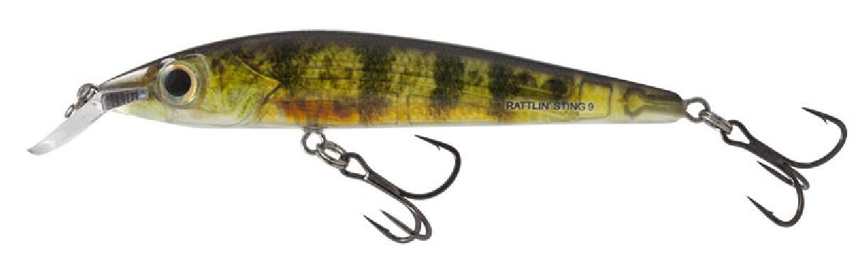 SALMO Salmo Rattlin Sting Suspending 9cm Real Yellow Perch - Roofvis Pluggen