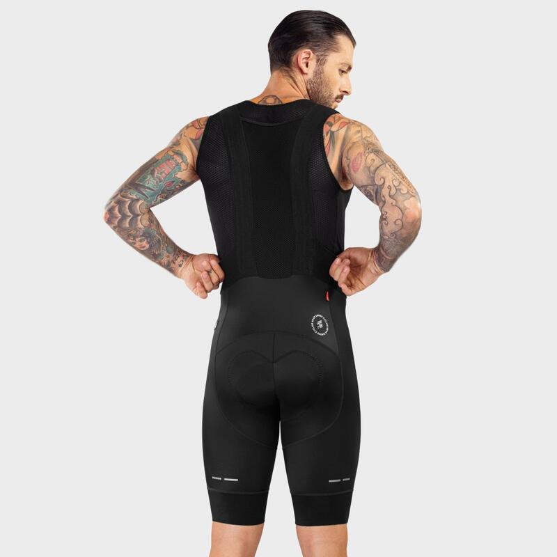 Culote corto ciclismo hombre BX Resistance SIROKO Negro