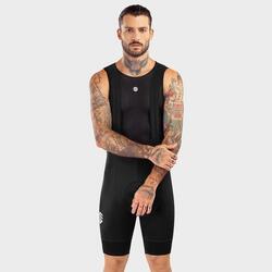 Cuissard vélo court homme Cyclisme BX Resistance Noir