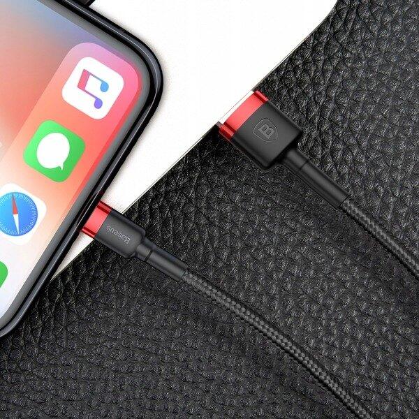 Kabel USB Baseus Cafule Lightning Apple iPhone 2.4A 100cm 5/5