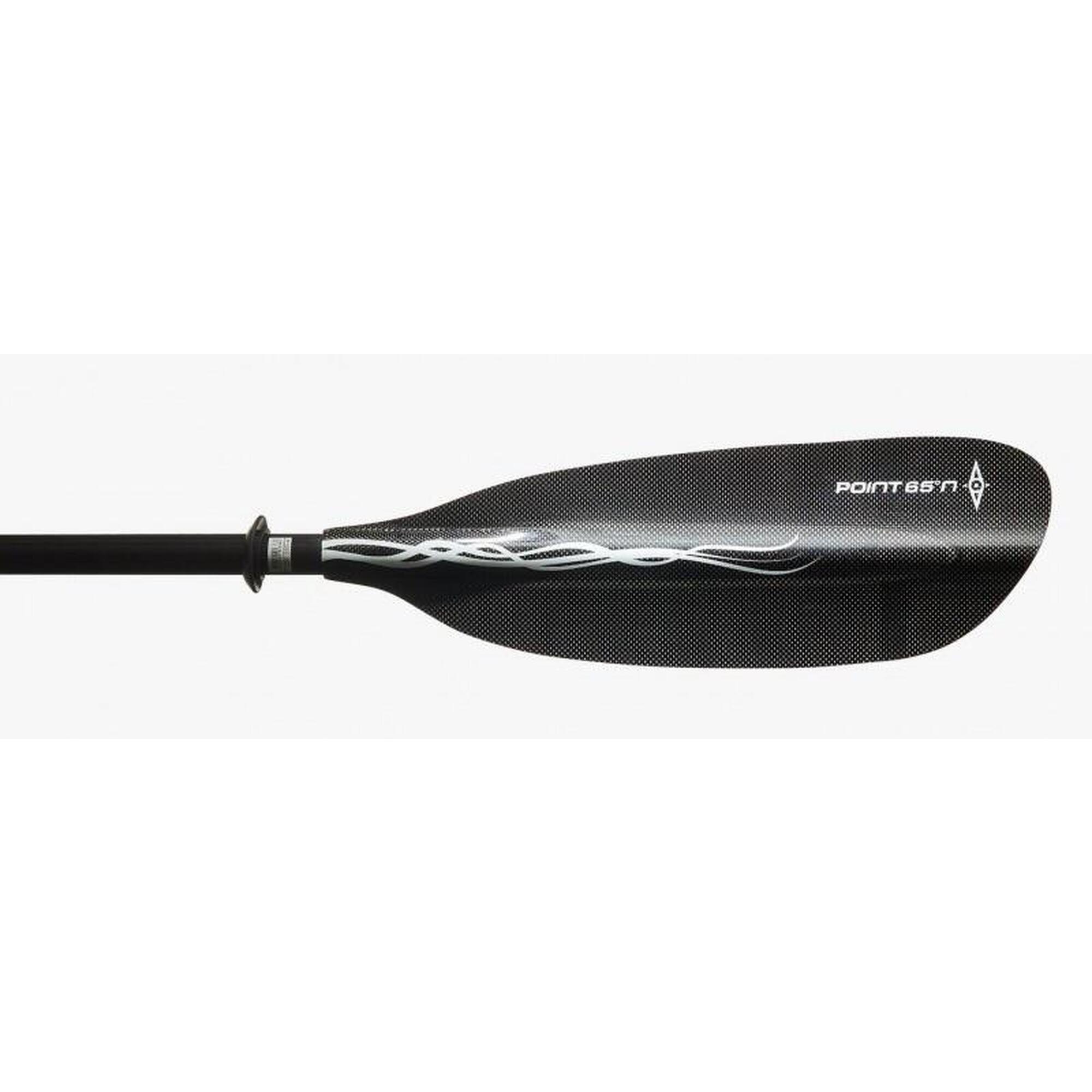 Wiosło kajakowe składane 2-częściowe Point 65 Super tourer Carbon 220-230 cm lek