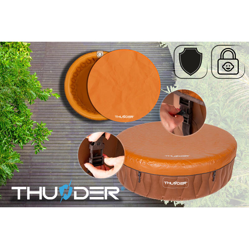 Piscină cu hidromasaj pentru 6 persoane THUNDER MOCHA