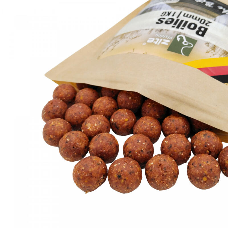 Boilies 20mm Tigernuss Aroma Karpfenköder 1kg