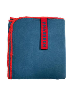 Microvezel handdoek xl strandlaken oekotex-gecertificeerd ultralicht blauw