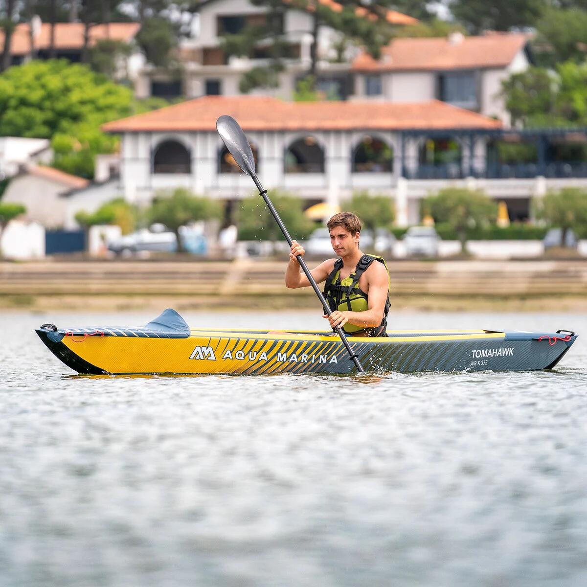 Aqua Marina Tomahawk 375 opblaasbare kajak + 1x kajakpeddel  KP-1 5/5