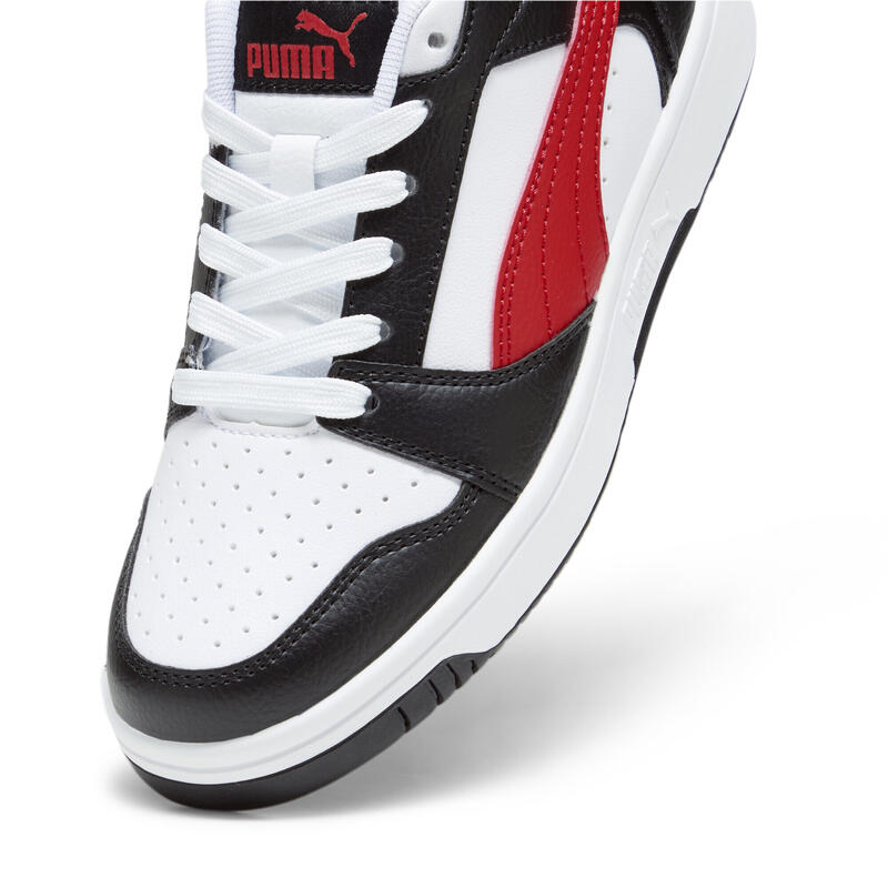 Sneaker Rebound V6 Lo da ragazzi PUMA White For All Time Red Black