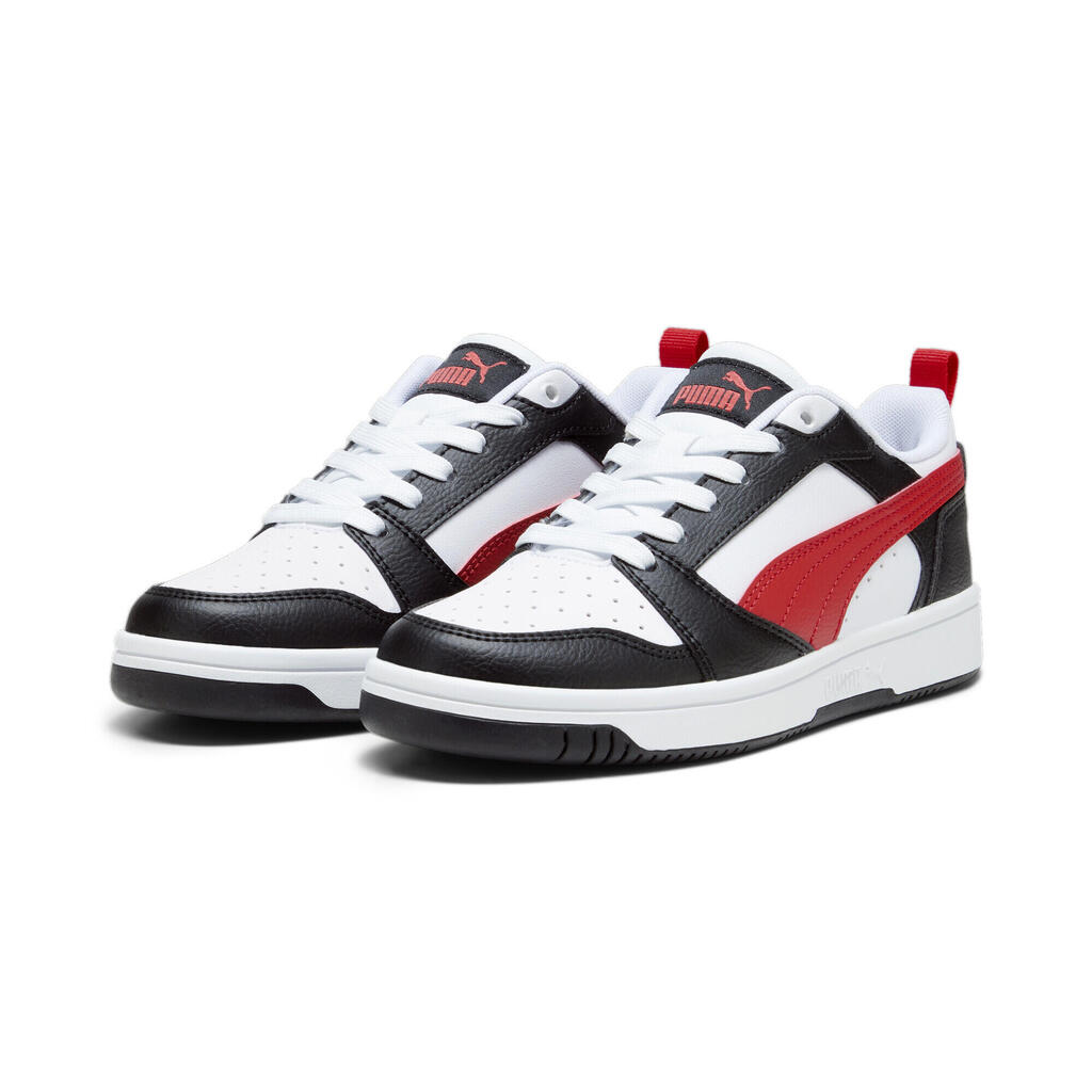 WHITE / RED / BLACK