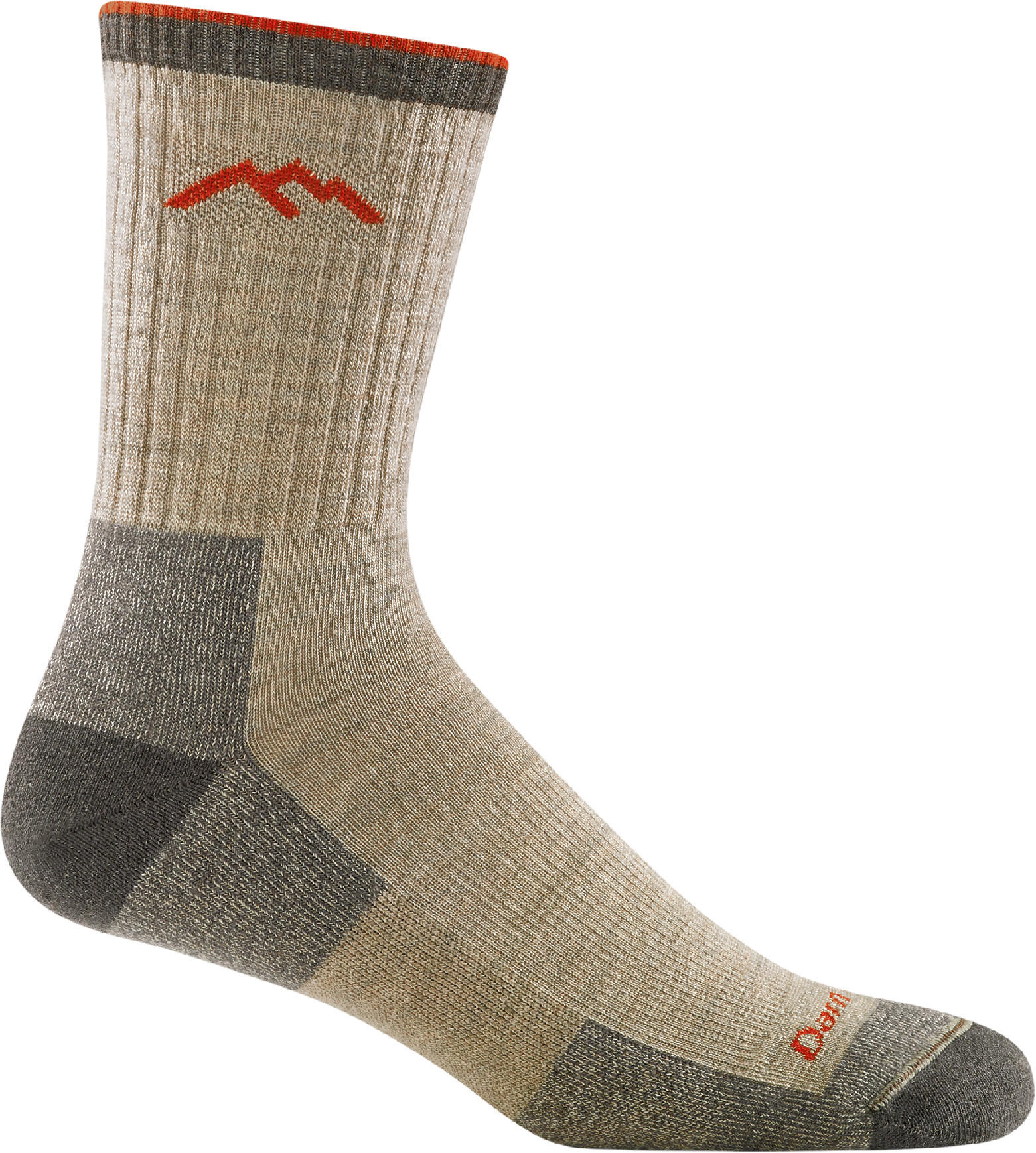 Darn Tough Men Midweight Merino Micro Crew Wandelsokken - Zwart - 46/49 3/7