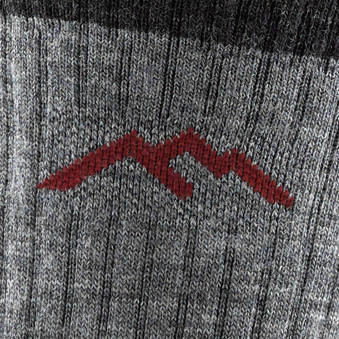 Darn Tough Men Midweight Merino Micro Crew Wandelsokken - Antraciet - Standaard 4/7
