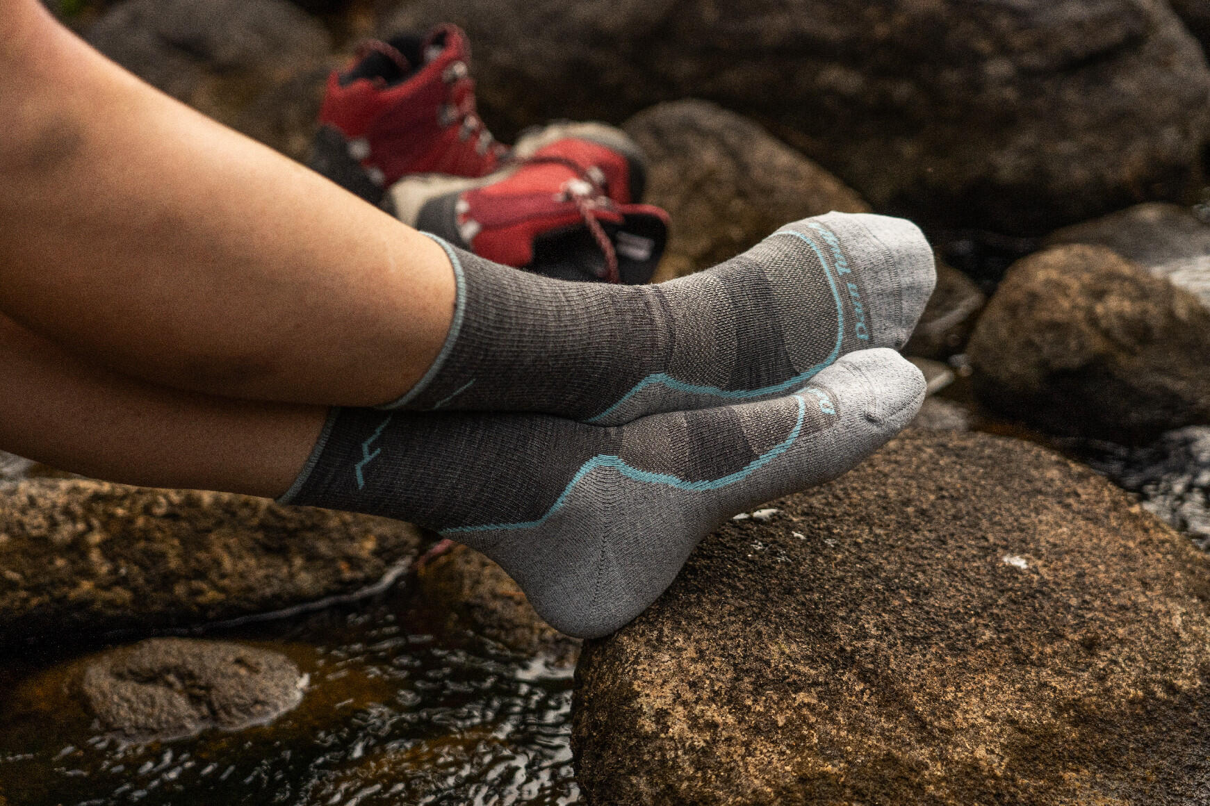 Darn Tough Chaussettes Femme Micro Crew Randonnée Légères Laine Mérinos 3/6