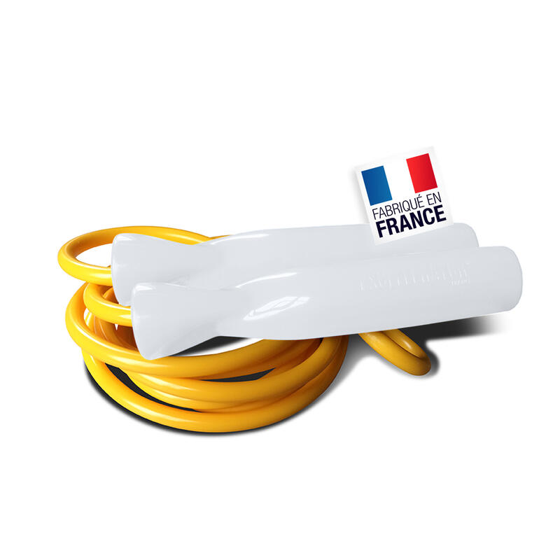 Corde à Sauter tube longueur 2.85M Jaune