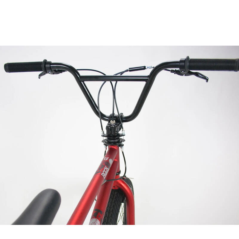 Bicicleta Bmx vermelha Coluer Rockband